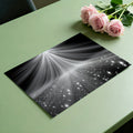 Stellar Radiance Light Beam Mural Wallpaper — Dramatic Monochrome Mural Wallpaper - room preview 03