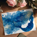 Watercolor Mermaid Silhouette Mural Wallpaper with Gold Accents Mural Wallpaper - room preview 03