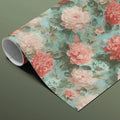 Vintage Peony Oil Painting Mural Wallpaper — Impressionistic Floral Mural Wallpaper - room preview 03