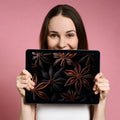 Star Anise Macro Mural Wallpaper — Organic Rustic Spice Art Mural Wallpaper - room preview 03