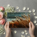 Golden Meadow Oil Painting Mural Wallpaper — Impressionist Style Mural Wallpaper - room preview 03