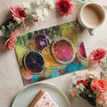 Watercolor Citrus Slices Mural Wallpaper — Vibrant Fruit Art Mural Wallpaper - room preview 03