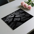 Cracked Earth Monochrome Mural Wallpaper — Industrial Abstract Art Mural Wallpaper - room preview 03