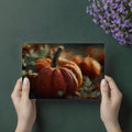 Rustic Autumn Pumpkin Mural Wallpaper —Impasto Oil Painting Art Mural Wallpaper - room preview 03