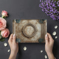 Neoclassical Architectural Relief Mural Wallpaper — Vintage Stone Mural Wallpaper - room preview 03