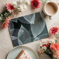 Abstract White Skeleton Leaf Mural Minimalist Monochrome Botanical Wallpaper Mural Wallpaper - room preview 03