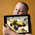 Off-Road Racing Mural Wallpaper — Dynamic Oil Painting Style Mural Wallpaper - room preview 03