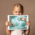Friendly Woodland Animals Mural Wallpaper — Whimsical Forest Scene Mural Wallpaper - room preview 03