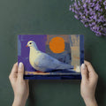 Dove of Peace Mural Wallpaper — Abstract Painterly Wall Art Mural Wallpaper - room preview 03