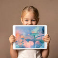 Floating City Watercolor Mural Wallpaper — Ethereal Skyscape Mural Wallpaper - room preview 03