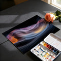 Cosmic Canyon Swirl Mural Wallpaper — Abstract Geological Flow Mural Wallpaper - room preview 03