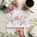 Macro Baby's Breath Mural Wallpaper — Soft Pink Floral Design Mural Wallpaper - room preview 03