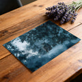 Snowy Owl Night Forest Mural Wallpaper — Moody Winter Art Mural Wallpaper - room preview 03