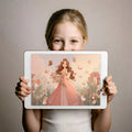 Anime Fairy Garden Mural Wallpaper — Soft Whimsical Illustration Mural Wallpaper - room preview 03