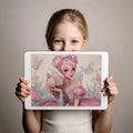 Flower Fairy Anime Girl Mural Wallpaper — Whimsical Pastel Art Mural Wallpaper - room preview 03