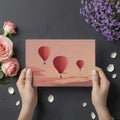 Floating Hot Air Balloons Mural Wallpaper —Dreamy Pastel Sunset Mural Wallpaper - room preview 03