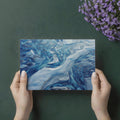 Glacial River Aerial Mural Wallpaper — Fluid Nature Design Mural Wallpaper - room preview 03