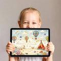 Whimsical Dreamscape Mural Wallpaper — Sky and Sea Mashup Mural Wallpaper - room preview 03