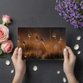 Macro Moss Dewdrop Mural Wallpaper — Warm Nature Fantasy Mural Wallpaper - room preview 03