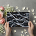 Braided River Aerial Abstract Mural Wallpaper — Minimalist Decor Mural Wallpaper - room preview 03
