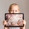Sakura Meadow Bunny Mural Wallpaper — Whimsical Woodland Scene Mural Wallpaper - room preview 03