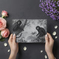 Vintage Jungle Monkey Mural Wallpaper —Etched Botanical Style Mural Wallpaper - room preview 03
