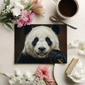 Giant Panda Close-Up Mural Wallpaper — Realistic Animal Portrait Mural Wallpaper - room preview 03