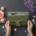 Vintage Dutch Townscape Mural Wallpaper — Whimsical Folk Art Mural Wallpaper - room preview 03