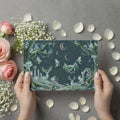 Mystical Midnight Forest Mural Wallpaper with Fairies and Deer Mural Wallpaper - room preview 03