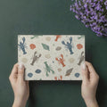 Coastal Lobster and Shell Mural Wallpaper —Playful Beach Decor Mural Wallpaper - room preview 03