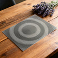 Optical Circle Mural Wallpaper — Modern Monochrome Geometric Art Mural Wallpaper - room preview 03