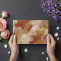 Abstract Earth Tone Brushstroke Mural Wallpaper — Artisan Paint Mural Wallpaper - room preview 03
