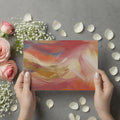 Sun-Kissed Expressionist Mural Wallpaper — Abstract Art Decor Mural Wallpaper - room preview 03