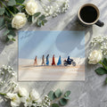 Minimalist Desert Landscape Wallpaper Watercolor Nomad Journey Mural Serene Blue Sky Boho Wall Art Mural Wallpaper - room preview 03