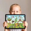 Superhero Farm Adventure Mural Wallpaper — Fun Cartoon Wall Decor Mural Wallpaper - room preview 03