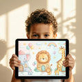 Whimsical Animal Village Mural Wallpaper for Playful Spaces Mural Wallpaper - room preview 03