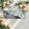 Fluid Cell Abstract Mural Wallpaper — Muted Sage and Lavender Mural Wallpaper - room preview 03
