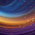 Fluid Wave Mural Wallpaper with Golden Accents and Rich Tones Mural Wallpaper - room preview 03