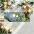 Fluid Cell Abstract Mural Wallpaper — Sage and Slate Organic Decor Mural Wallpaper - room preview 03