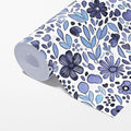 Watercolor Floral and Heart Mural Wallpaper — Whimsical Design Mural Wallpaper - room preview 03