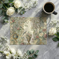 Renaissance Garden Arch Mural Wallpaper with Floral and Bird Motifs Mural Wallpaper - room preview 03