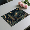 Vintage Space Exploration Mural Wallpaper — Cosmic Retro Style Mural Wallpaper - room preview 03