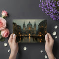 Gothic Cathedral Square Mural Wallpaper — European Cityscape Mural Wallpaper - room preview 03