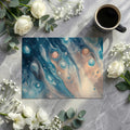 Abyssal Fluid Motion Mural Wallpaper — Modern Abstract Art Mural Wallpaper - room preview 03