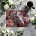Unicorn and Peony Floral Mural Wallpaper —Whimsical Dreamscape Mural Wallpaper - room preview 03