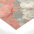 Blush Peony Garden Mural Wallpaper — Floral Sketch Design Mural Wallpaper - room preview 03