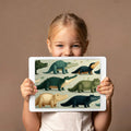 Friendly Crocodile Playtime Mural Wallpaper for Kids Mural Wallpaper - room preview 03