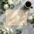 Botanical Sketch Mural Wallpaper in Warm Cream and Sepia Mural Wallpaper - room preview 03