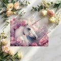 Unicorn Floral Fantasy Mural Wallpaper — Dreamy Pastel Wall Art Mural Wallpaper - room preview 03