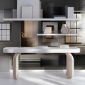 Modern Architectural Block Mural Wallpaper — Geometric Abstract Mural Wallpaper - room preview 03